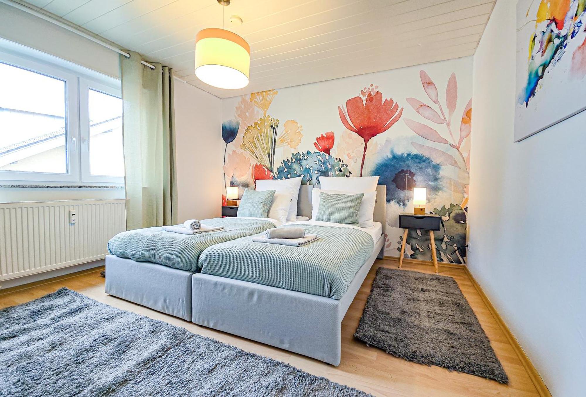 Star-Apartment - Calm, Spacious & Garden, 120M2 Nussloch Bagian luar foto