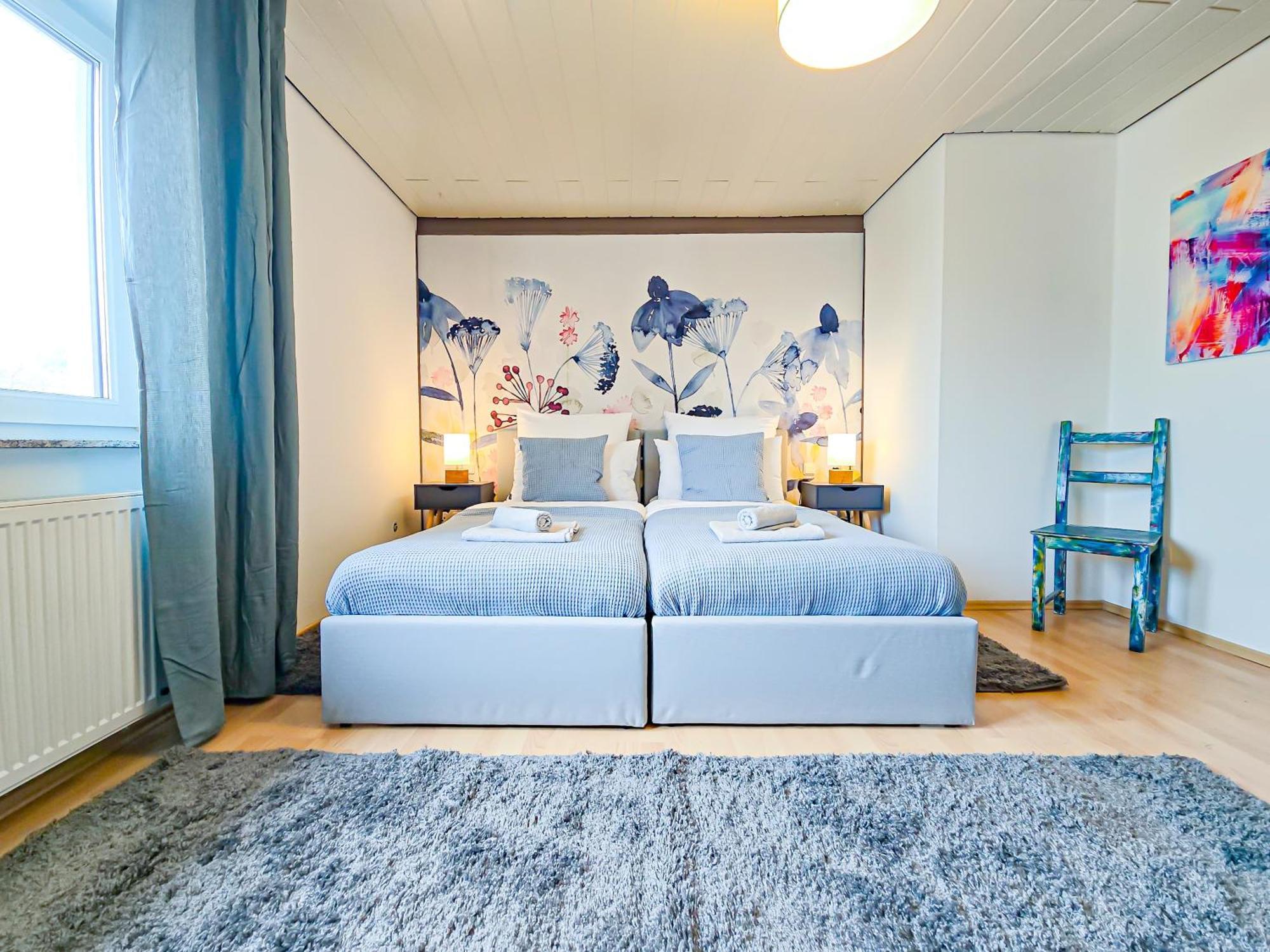 Star-Apartment - Calm, Spacious & Garden, 120M2 Nussloch Bagian luar foto